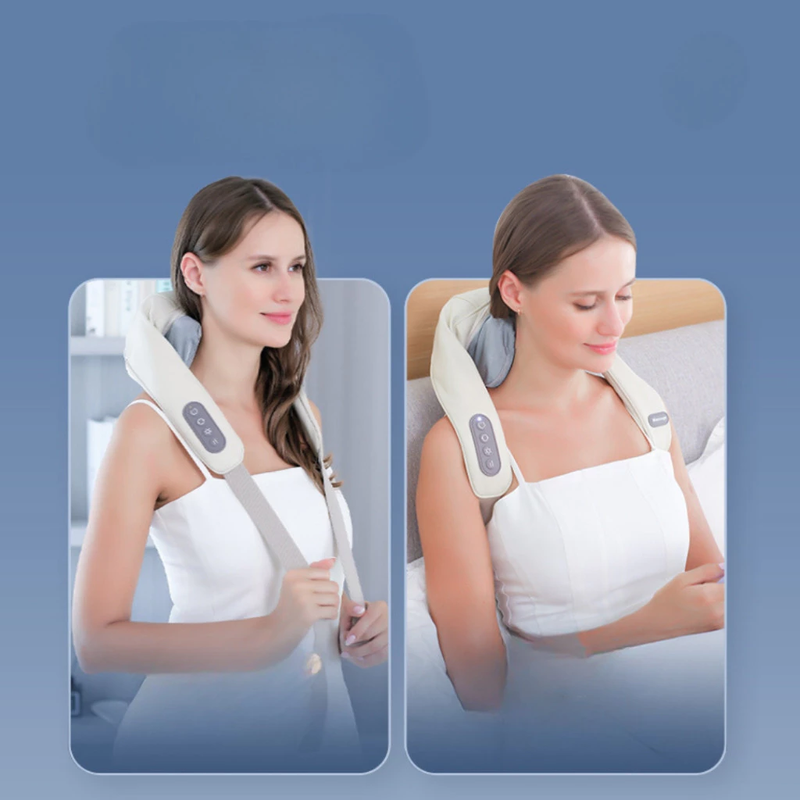 Massageador portátil de pescoço e costas - Topi Shop - Últimas unidades 🛍️