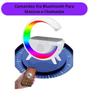 Luminária inteligente G speaker / Caixa de  Bluetooth/ com carregamento por indução