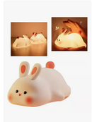Lâmpada Noturna Big Face - Rabbit Com Sensor De Toque
