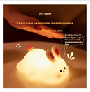 Lâmpada Noturna Big Face - Rabbit Com Sensor De Toque